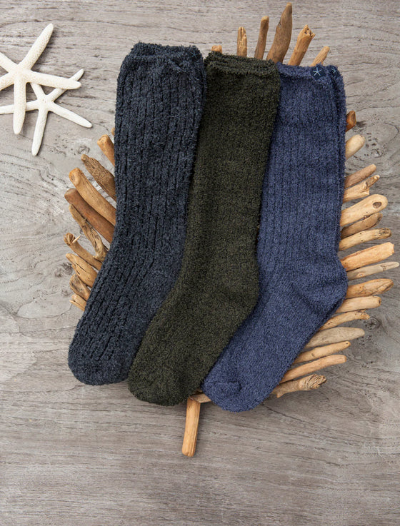 Cozychic Men's Ribbed Socks