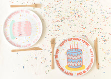  Coton Colors Happy Birthday Melamine 10 Dinner Plates