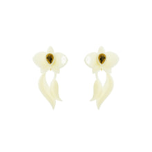  Orchid Deco Earring - Cream