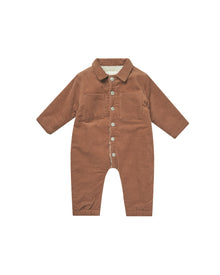  Cord Baby Jumpsuit - Spice