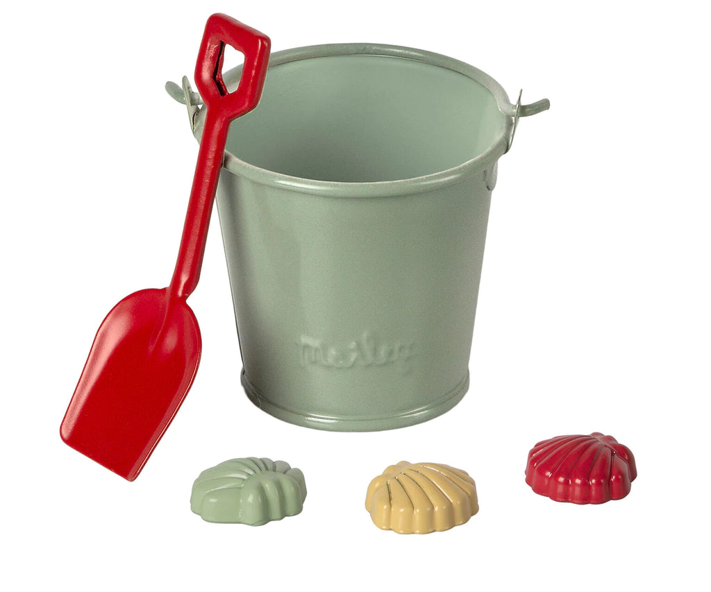 Beach Set - Shovel, Bucket, And Shells