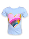 Rainbow Sparkle Heart T-Shirt