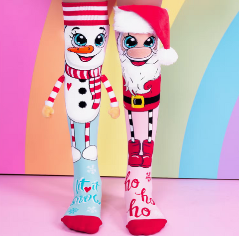 Madmia Santa & Snowman Toddler Socks