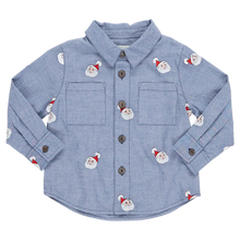  Boys Jack Shirt w Santa Embroidery