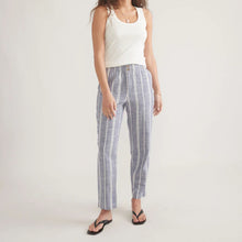  Elle Relaxed Crop Stripe Pant
