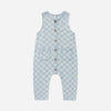 Woven Jumpsuit in Blue Check