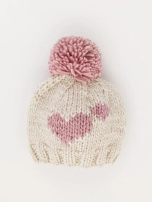  Sweetheart Knit Beanie Hat Rosy