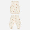 Tank & Slouch Pant Set in Natural Fish