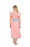Maxi Sandrine Women's Dress Pink Sorbet Embroidery