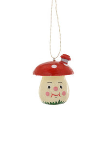  Small Jaunty Mushroom Ornament