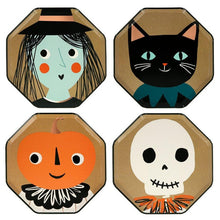  Vintage Halloween Side Plates - Pack 8