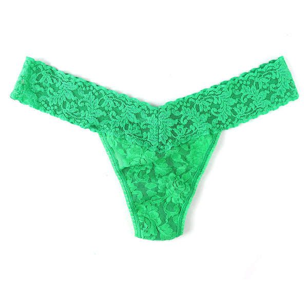 Low Rise Lace Thong